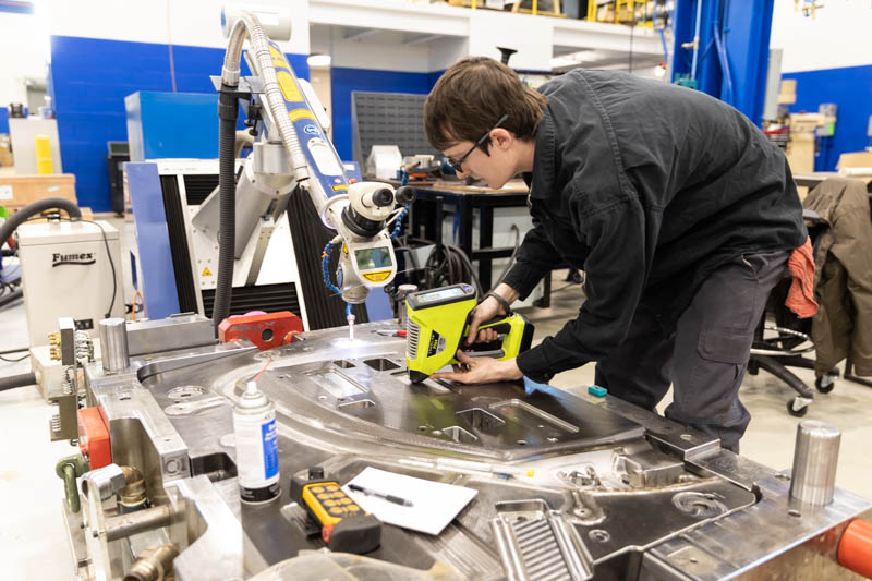 Laser welding at United Tool & Mold